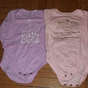 Long sleeve Onesie "Princess" Bundle